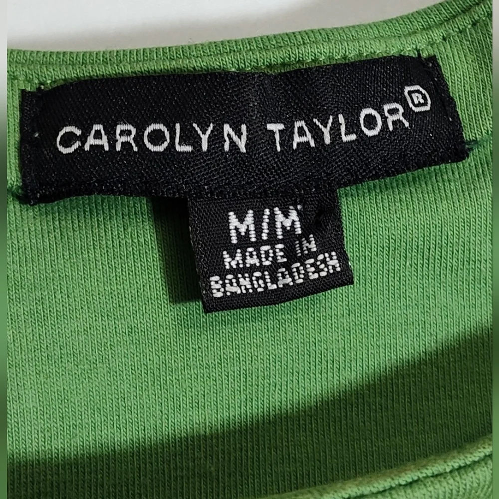 Carolyn Taylor Green Tank Top And Coordinated George Pant Set NWOT
